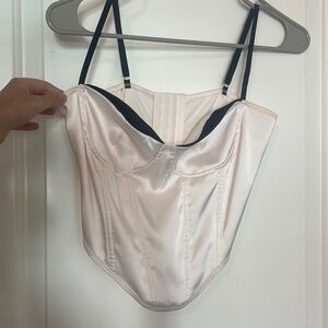 Light pink corset top